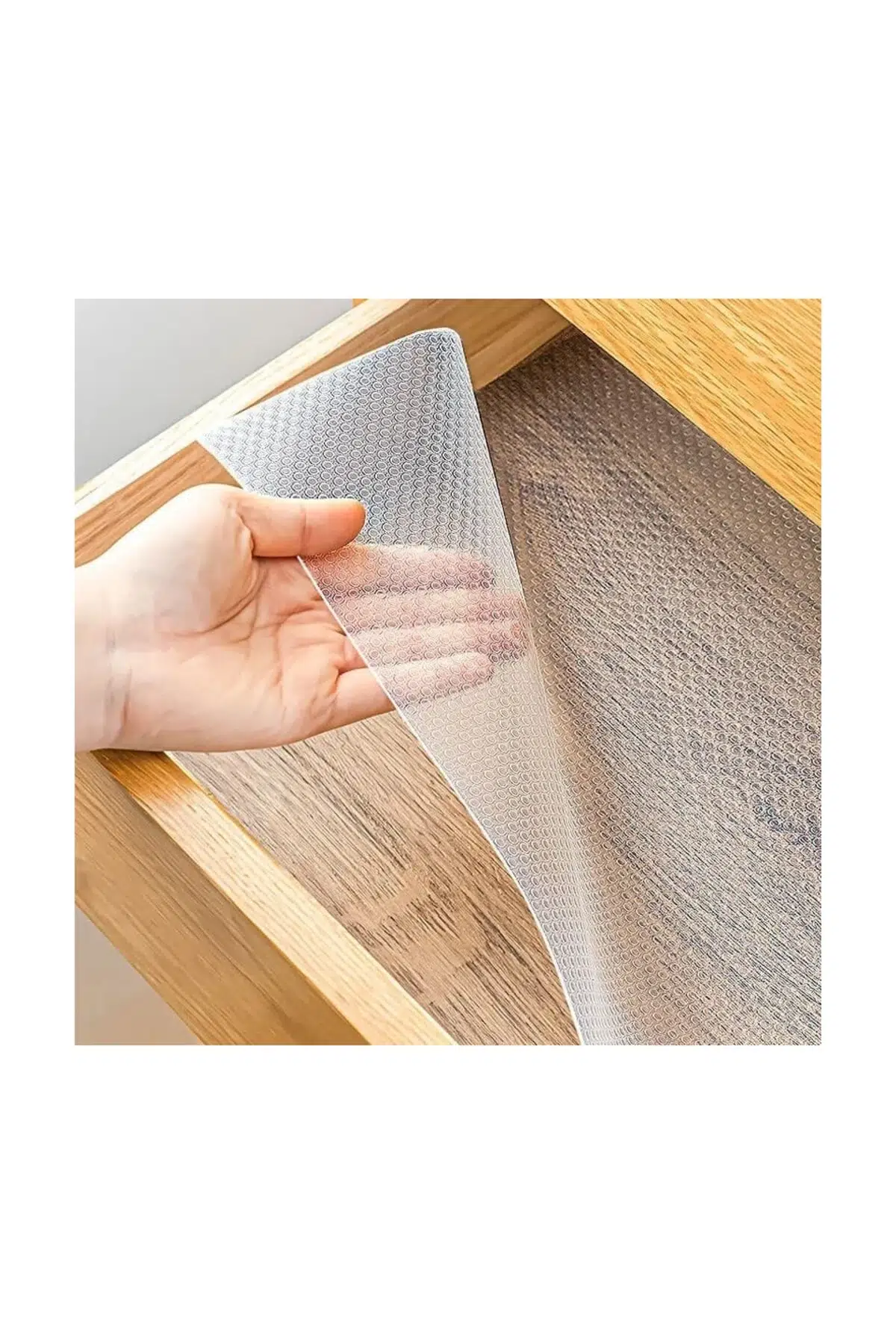 ( 4ADET ) Kaymaz Dolap Içi Çekmece Raf Örtüsü Kaydırmaz 45cmx10