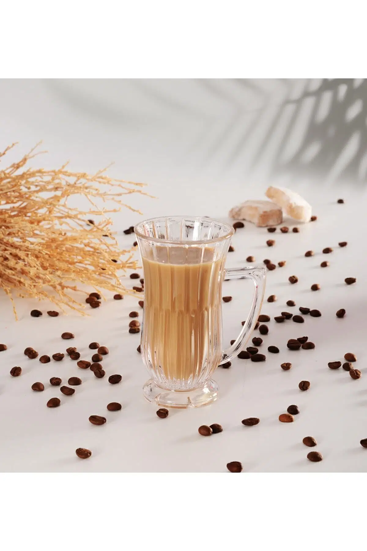 68001 Glamour Keyif Kulplu Çay Bardağı 6'lı