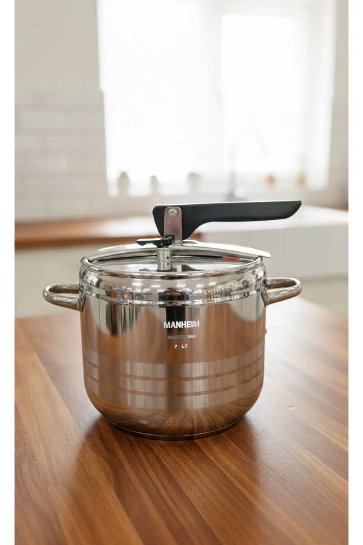 7 Litre Düdüklü Tencere, Paslanmaz Çelik Düdüklü Tencere