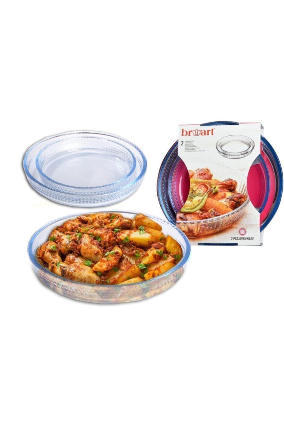 Borart Petekli Ikili Cam Tepsi 1700cc + 3000cc