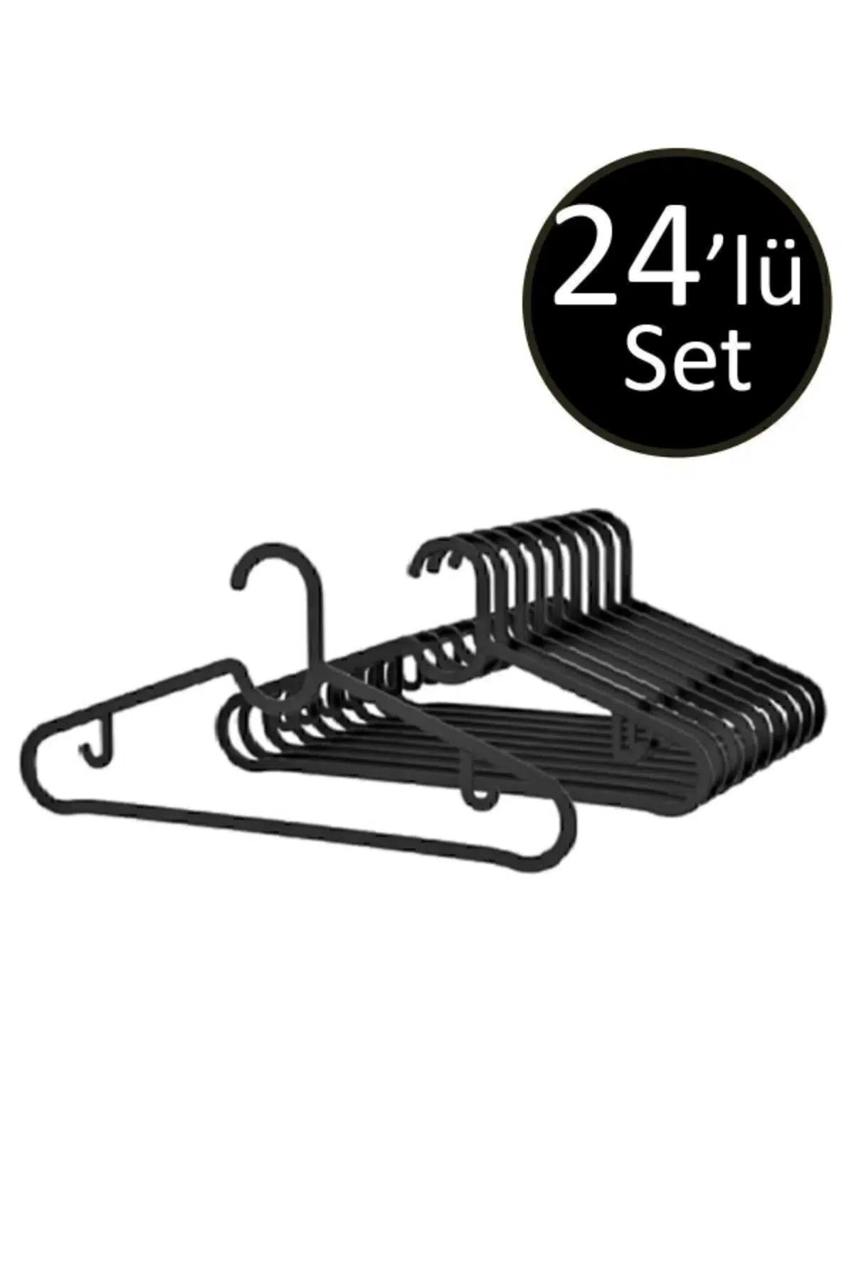 Elbise Askısı Fular Askısı Gömlek Tişört Askısı Kırılmaz 24'LÜ SET 24 adet