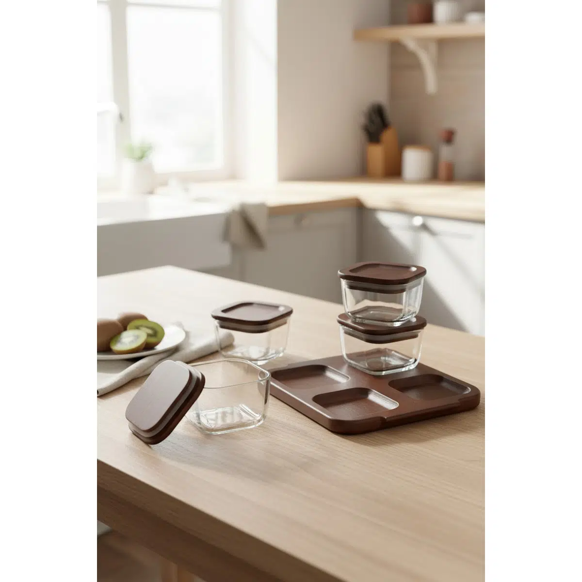 Nero Enzo - 9 Parça Cam Kahvaltılık