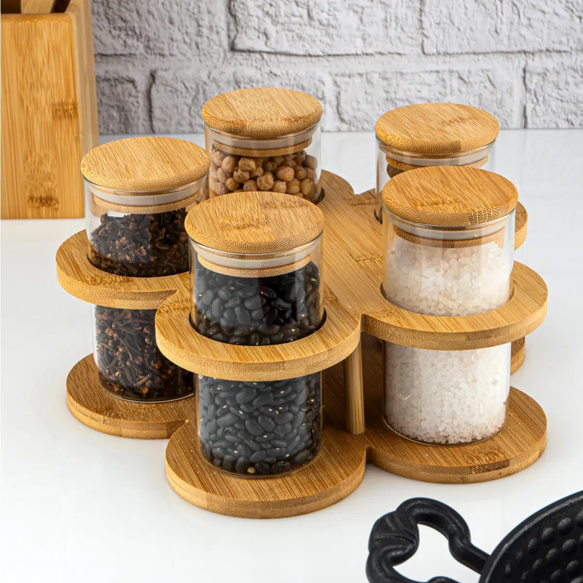 Sorrel 6 Parça Standlı Baharat Seti Küçük