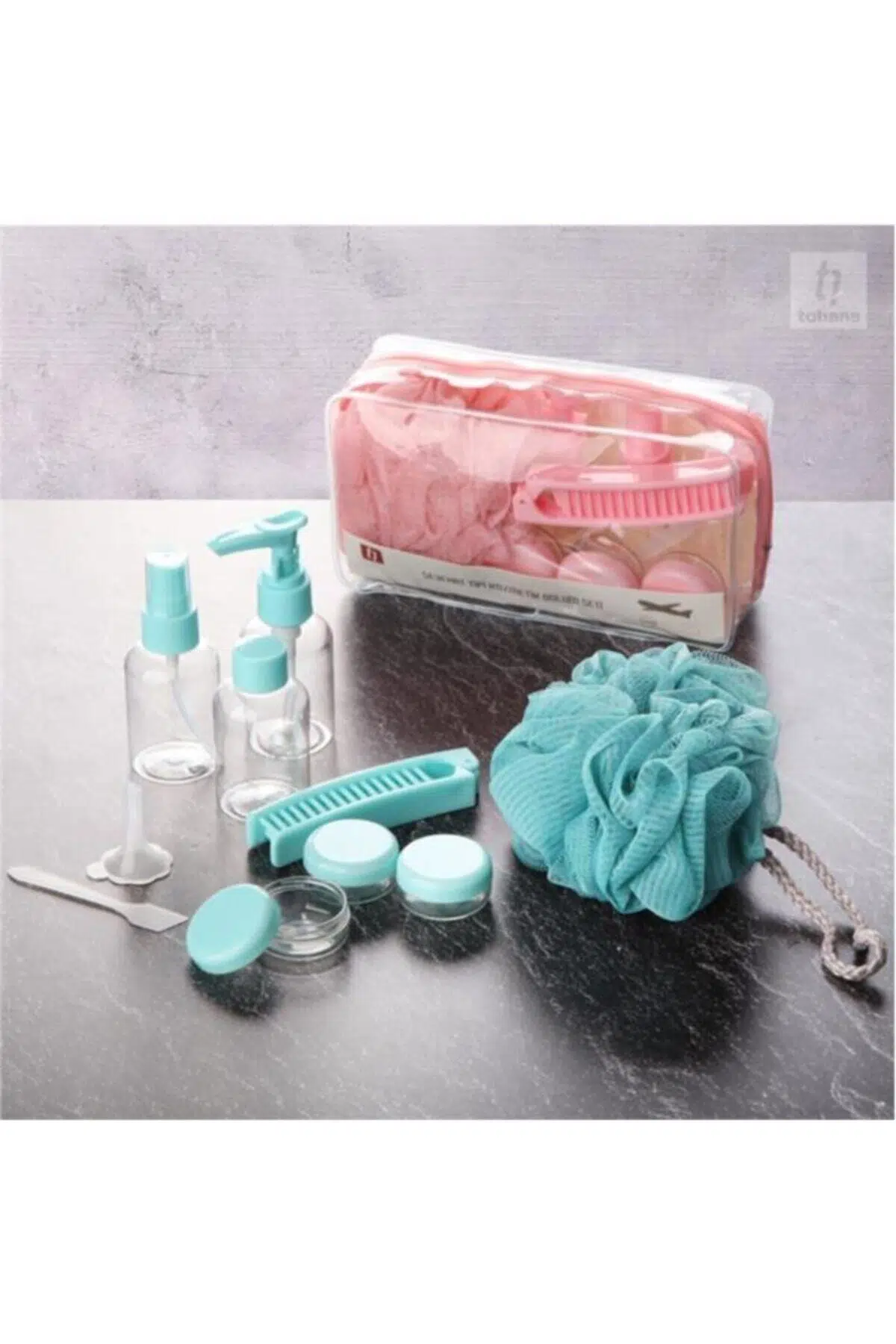 Thn74762 Seyahat Tipi Çantalı Kozmetik Dolum Ve Bakım Seti