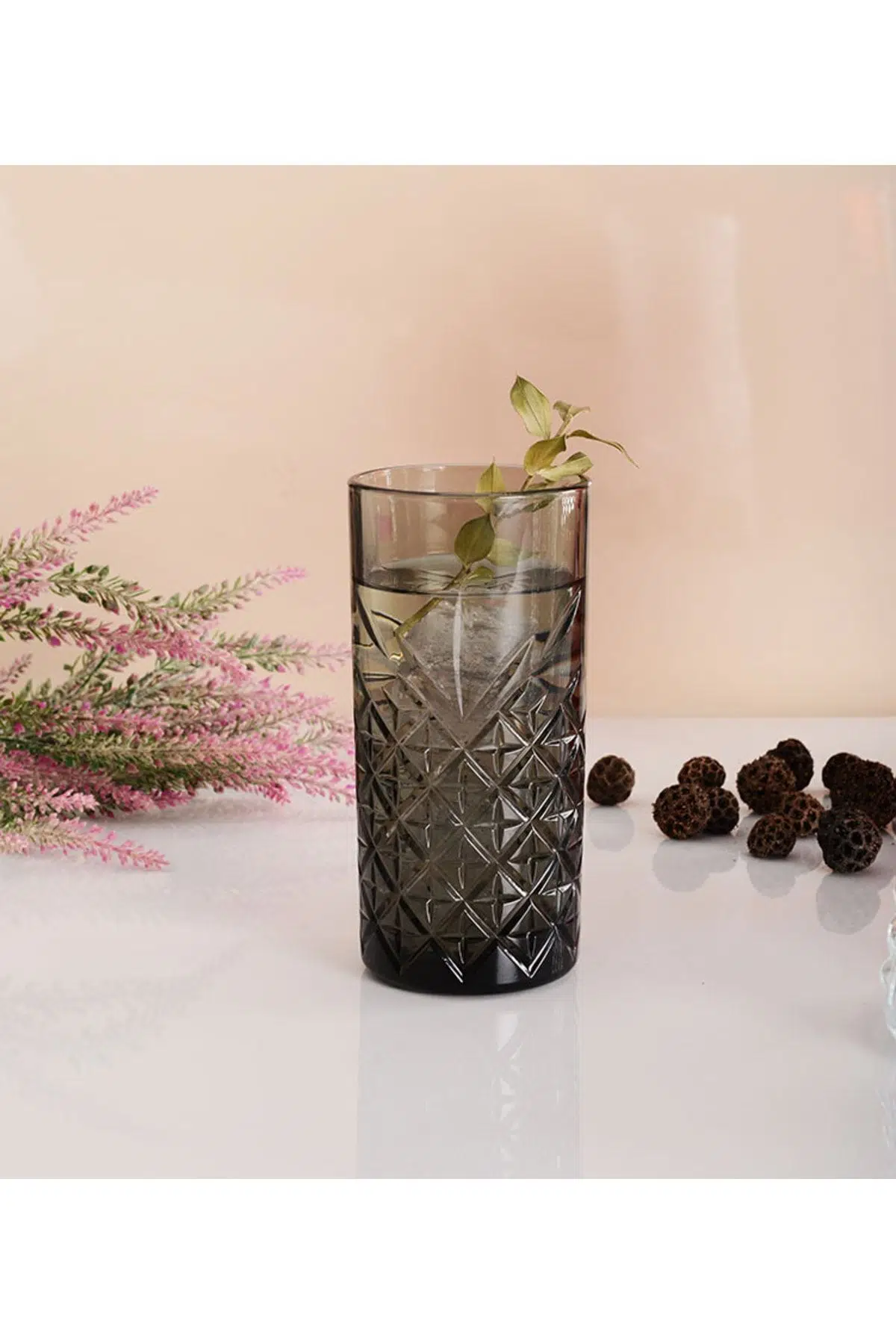 Timeless Gri Meşrubat & Kokteyl Bardağı 450 Cc